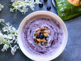 Blueberry Swirl Smoothie Bowl with Pistachio