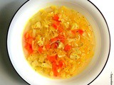 Cabbage Soup with Turmeric and Ginger