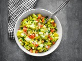 Cucumber Avocado Salad (10 Minutes Easy Recipe)
