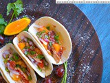 Duck Taco with Spicy Orange-Cherry Salsa