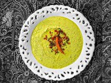 Easy Green Coconut Chutney using Cilantro – Ready in 5 Minutes