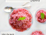 Easy Watermelon Ginger Beer Granita