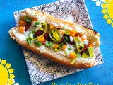 Hawaiian Hot Dog with Special Sweet-Spicy Yogurt Sauce