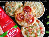 Kids Special-Easy to Make Cheese Topping Uttapam (Indian Pancakes)