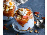 Leftover Healthy Apple Pie Parfait – Using Yogurt and Granola