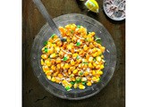 Masala Cheese Corn Chaat (Lighter & Quick Recipe)