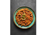 Mushroom Baingan Masala (Indian Style Mushrooms-Eggplant Stir Fry)