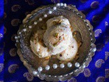 No Churn : Figs – Saffron Ice Cream (Festive Dessert)