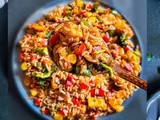Peri Peri Fried Rice Veg