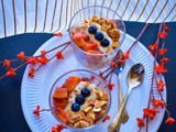 Power Packed Peach Mango Turmeric Breakfast Parfait