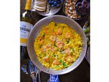 Quick Saffron, Shrimp and Asparagus Risotto