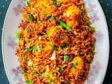 Restaurant Style Pressure Cooker Egg Biryani Recipe