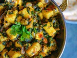 Sauteed Spinach with Cheese – Masala Palak Paneer