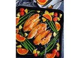 Sheet Pan Orange-Ginger Tilapia