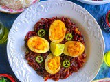 Spicy Masala Egg Roast with Harissa