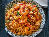 Spicy Shrimp Fried Rice (Authentic Restaurant Style)