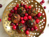 Sweet n Spicy Meatballs with Cranberries