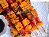 Sweet-Spicy Thai Basil Tofu Skewers