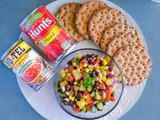 Texas Caviar with Grilled Pineapple Salsa