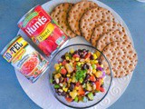 Texas Caviar with Grilled Pineapple Salsa