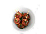 Turkey Cranberry Bourbon Meatballs (Thanksgiving Appetizer)