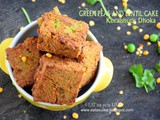 Green pea and lentil cake (koraishutir dhoka)