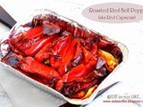 Roasted red bell pepper (roasted red capsicum) d.i.y