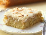 A $40 Gallon of Milk and a Little Edible Sunshine:  Pineapple Macadamia Cake