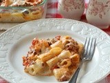 A Family Favorite: Alfredo Bolognese Pasta Bake