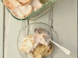Banana Nut Pudding With Coconut and Epicurean Butter's Maple Syrup Butter