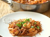 Better Than Bouillon Tasting and Giveaway:  Spanish-Style Toasted Pasta and Shrimp