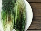 Grilled Romaine Salad with Pan Roasted Tomato Vinaigrette