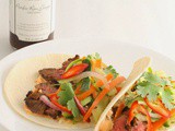 Saucy Mama Blogger Recipe Contest 2015: Asian Fusion Steak Tacos With Ribbon Slaw and Sriracha Mayo