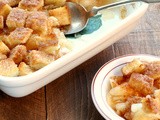 Something from Nothing:  Apple Bread and Butter Pudding