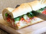 Super Shrink Me and a Lighter Super Bowl Snack: Spicy Chicken Salad Banh Mi