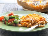 Support for Sandy Blogger Event:  Chicken Enchilada Macaroni and Cheese