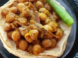 Channa masala -  Fast food  Style