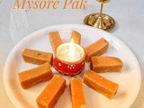 Mysore Pak - Deepavali Is Just Around the Corner