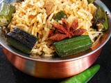 Vendakkai / Bhindi / Okra Biryani