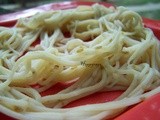 Akki shavige/ Simple and Easy Home made shavige/ Banana rice noodles