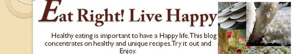 Very Good Recipes - Eat Right! Live Happy