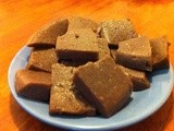 Ragi Manni : Millet burfi / Millet Halwa