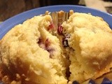 Self rising white cornmeal blueberry muffins