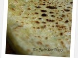 Tofu paratha : Scrambled tofu stuffed paratha