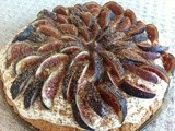 Amaretti.  fig  and chocolate cheesecake