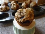 Banana Berry Flax Muffins