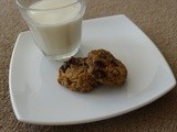 Banana, Oat, Choc-Nut Cookies