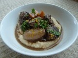 Beef carbonnade (beef slow cooked in beer)