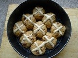 Hidden Egg Hot Cross Buns