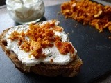 Home Made Honeycomb with Goat’s Curd Toasts